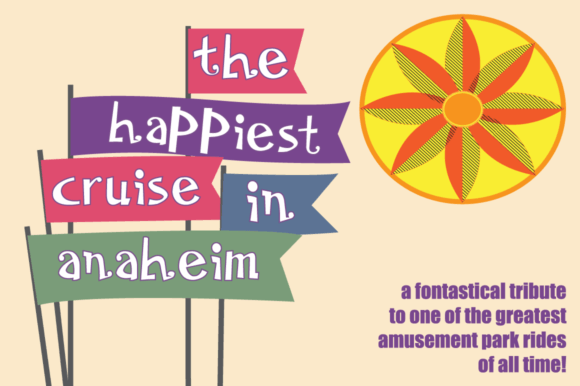 A Font that Feels Like a Theme Park Ride for Digital Projects