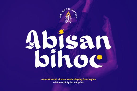 Abisan Bihoc: A Display Font That Turns Text Into Visual Music