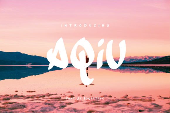 Aqiu: A Distinctive Display Font for Editorial Personality