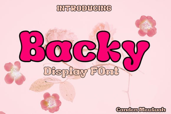 Backy: A Display Font That Builds Clean, Modern Website Headlines