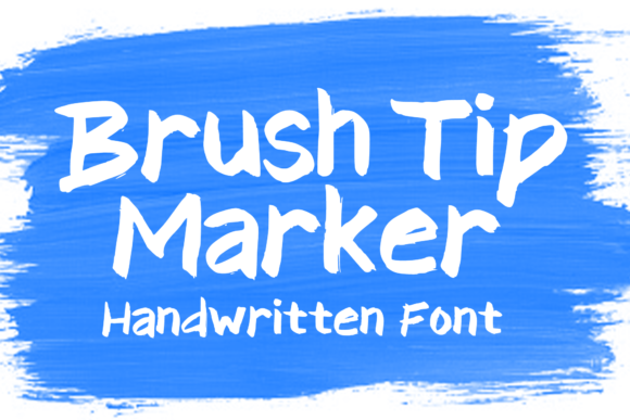 Brush Tip Marker Font: A Stroke of Editorial Personality