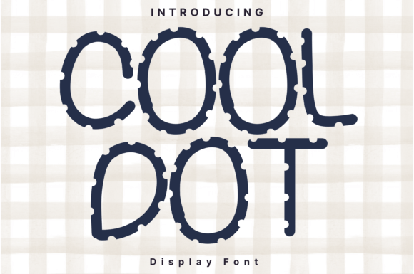 Cool Dot: A Handwritten Font for Editorial Expression