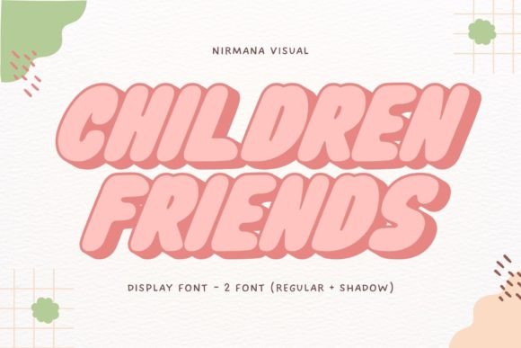 Crafting a Warm Editorial Voice with Children Friends Font