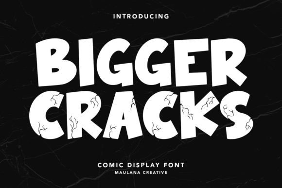 Exploring Bigger Cracks Font for Bold Branding Projects