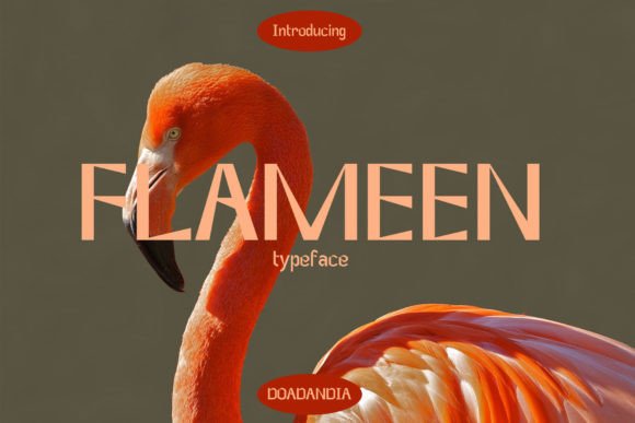 Flameen: A Display Font for Modern Digital Brands