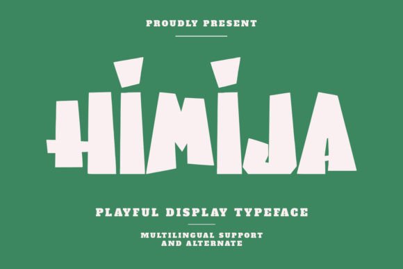 Himija: A Playful Display Font for Your Digital Brand