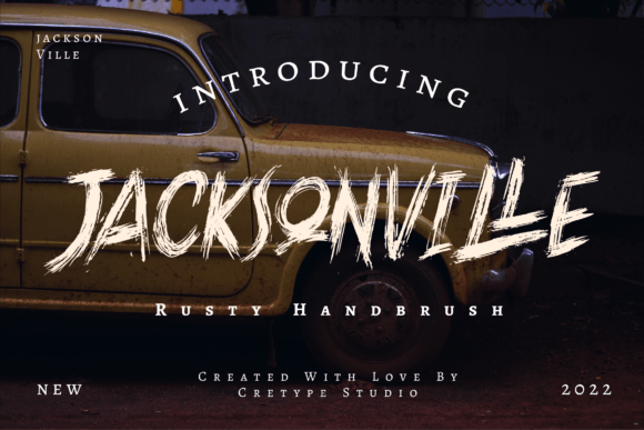 Jacksonville Hand Brush: A Rustic Display Font for Editorial Mood