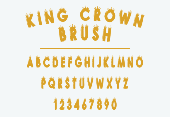 King Crown Brush: The Bold Font for Business Branding