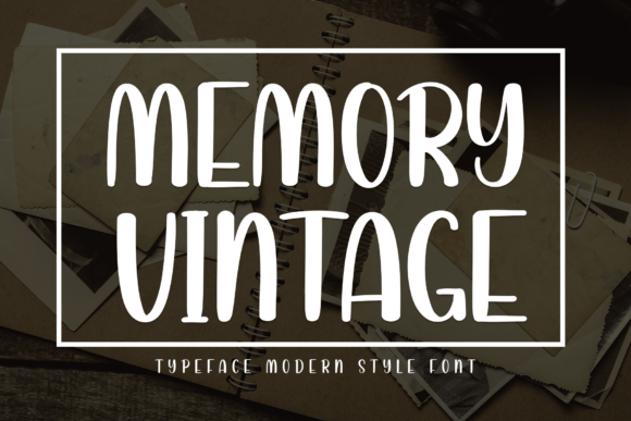 Memory Vintage: The Font That Gives Your Brand a Warm, Friendly Handwritten Feel