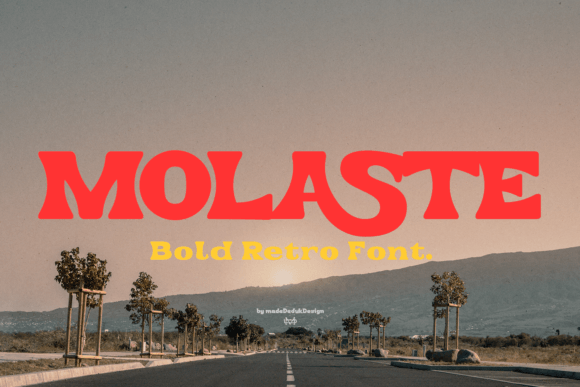 Molaste: The Retro Serif Font for Makers and Shop Owners