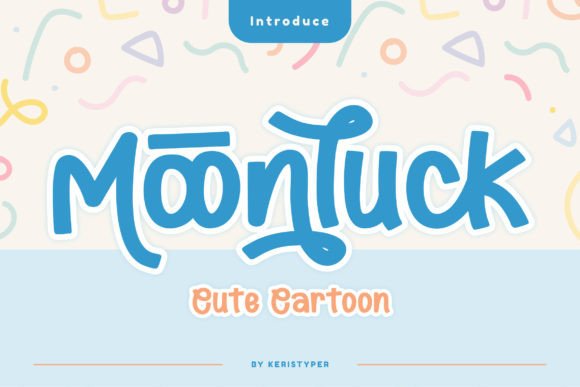Moonluck: A Playful Display Font for Digital Design