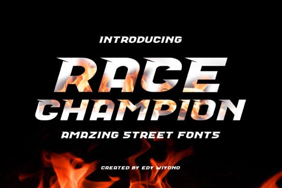 Race Champion: The Bold Font for Creative Products