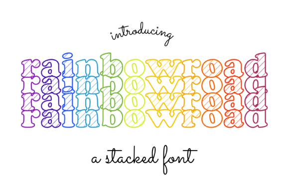 Rainbow Road: A Display Font for Modern Web Experiences