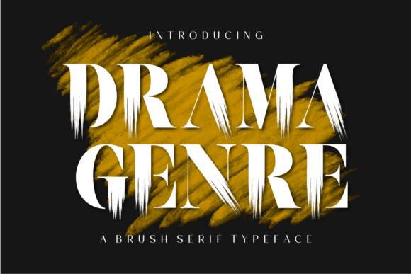Using Drama Genre Font for Authentic Branding